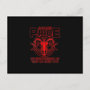 Cartes Pour Fêtes Annuelles Womens Satanism Pagan Goat Satan