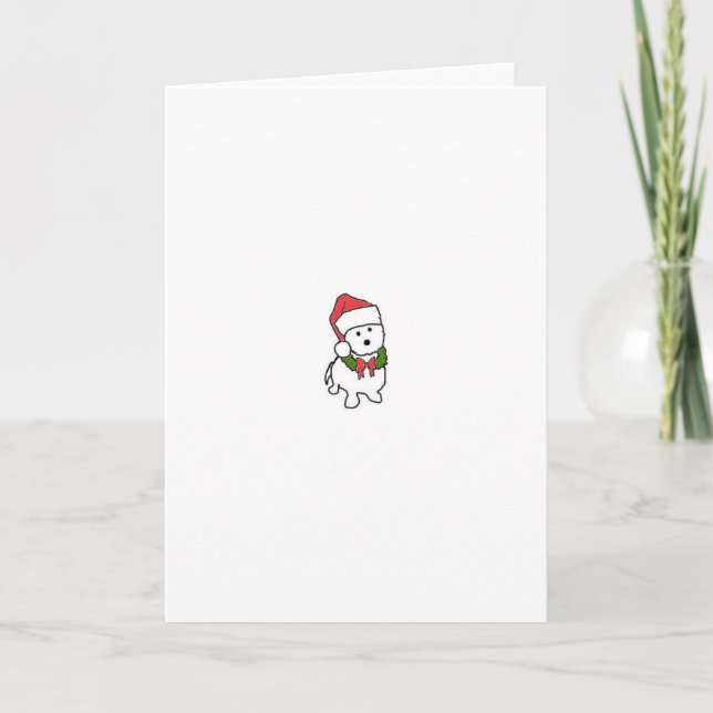 Cartes Pour Fêtes Annuelles Wreath de Noël (Devant)