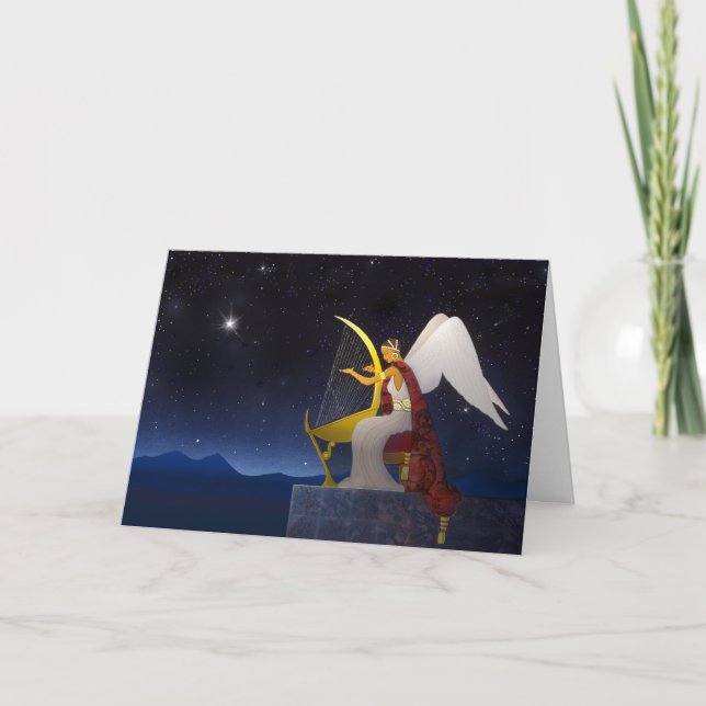 Cartes Pour Fêtes Annuelles X002 - Musique de vacances (Devant)