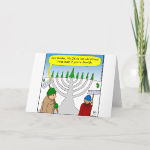 Cartes Pour Fêtes Annuelles x04 Juifs aiment Noël aussi - dessin animé