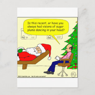 Cartes Pour Fêtes Annuelles x30 Santa Talks to his