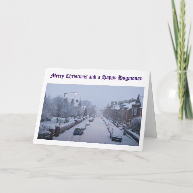 Cartes Pour Fêtes Annuelles Xmas (Hogmonay à Perth) (Devant)