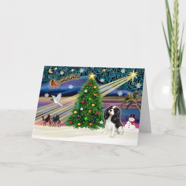 Cartes Pour Fêtes Annuelles Xmas Magic-Cavalier Tri5 (Devant)