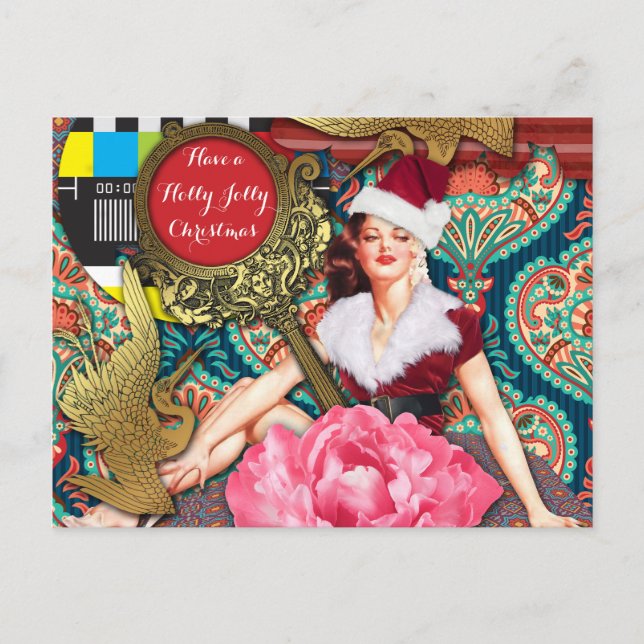 Cartes Pour Fêtes Annuelles Xmas vintage (Devant)