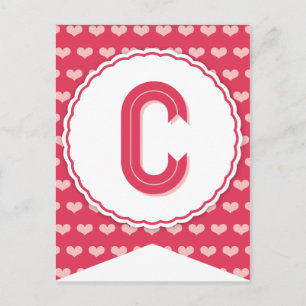Cartes Pour Fêtes Annuelles XOXO Valentine Party Drapeau Bannière C