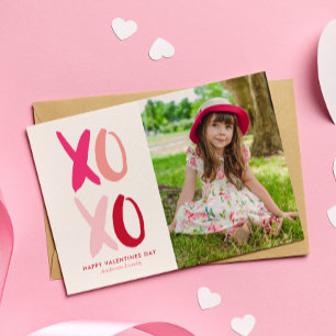 Cartes Pour Fêtes Annuelles "XOXO" Valentines