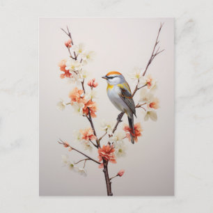 Cartes Pour Fêtes Annuelles Yellowhammer Bird