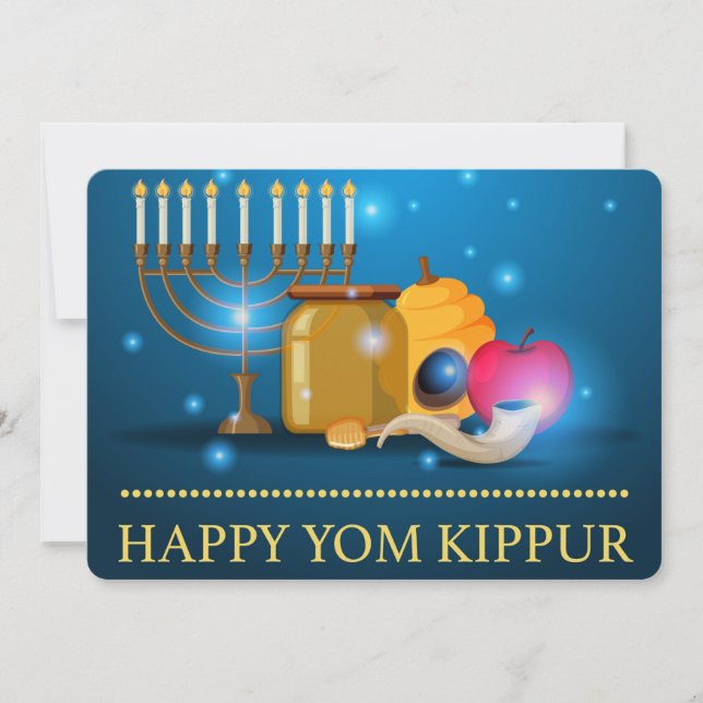 Cartes Pour Fêtes Annuelles Yom Kippour (Devant)