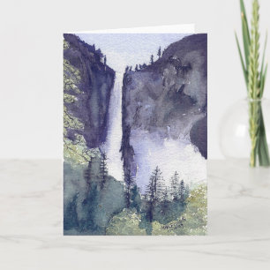 Cartes Pour Fêtes Annuelles Yosemite Falls2, Parc national Yosemite