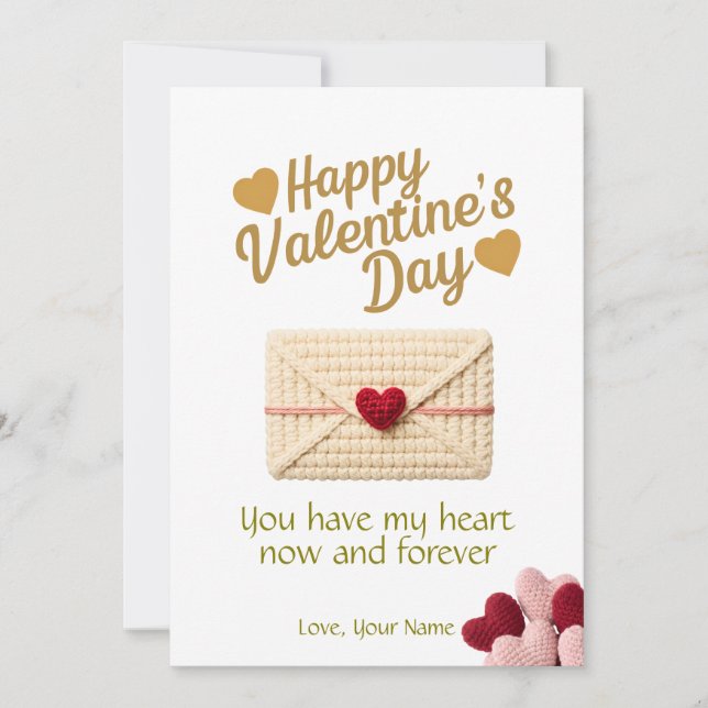 Cartes Pour Fêtes Annuelles You Have My Heart Valentine Card (Devant)