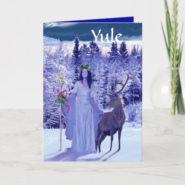 Cartes Pour Fêtes Annuelles Yule-Ensemble (Devant)