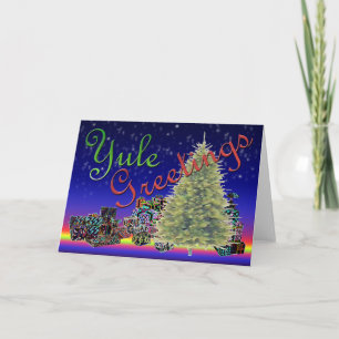 Cartes Pour Fêtes Annuelles Yule Greetings
