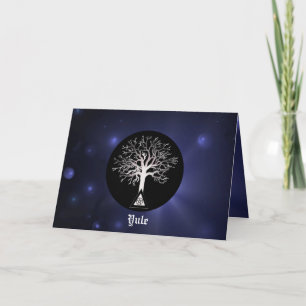 Cartes Pour Fêtes Annuelles Yule-Laisser Lumière Sur Yule