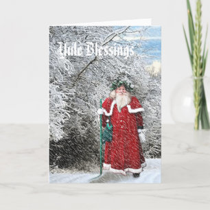 Cartes Pour Fêtes Annuelles Yule - Père Xmas