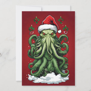 Cartes Pour Fêtes Annuelles Yuletide de Cthulhu : Noël terrifiant