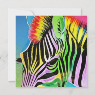 Cartes Pour Fêtes Annuelles Zany Zebra