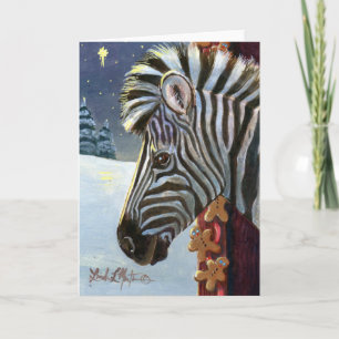Cartes Pour Fêtes Annuelles Zebra Pour Noël