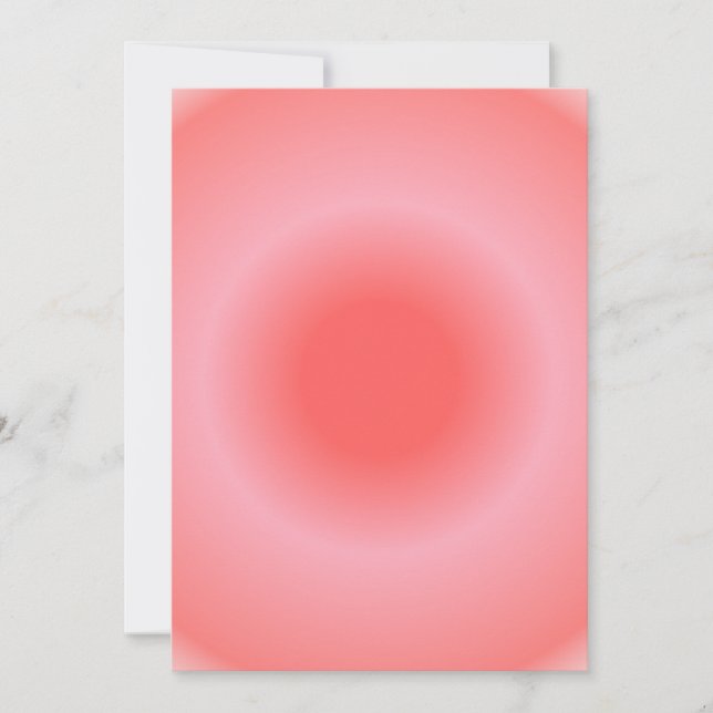 Cartes Pour Fêtes Annuelles Zodiaque dégradé Aura Aries, Gradient rose rouge (Devant)