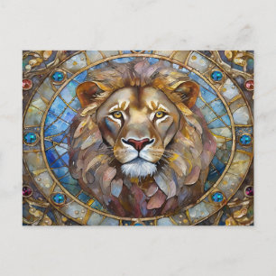 Cartes Pour Fêtes Annuelles Zodiaque - Lion le Lion
