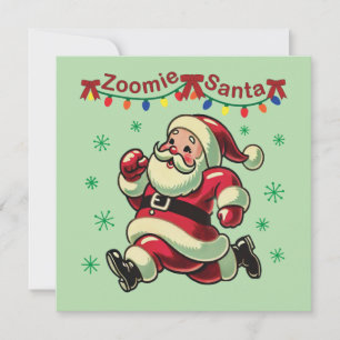 Cartes Pour Fêtes Annuelles Zoomie Père Noël Noël
