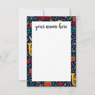 Cartes pour notes de bande de marquage personnalis