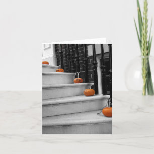 Cartes pour notes de citrouilles