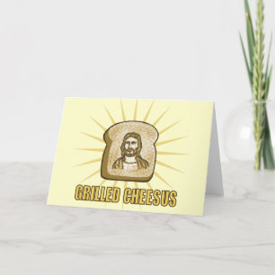 Cartes pour notes de fromages grillés