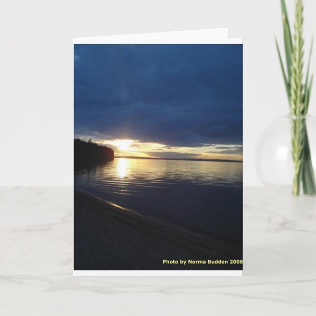 Cartes pour notes de lac pigeon (Devant)