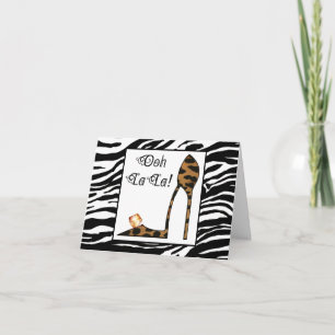 cartes pour notes de "l'attitude de Stiletto"