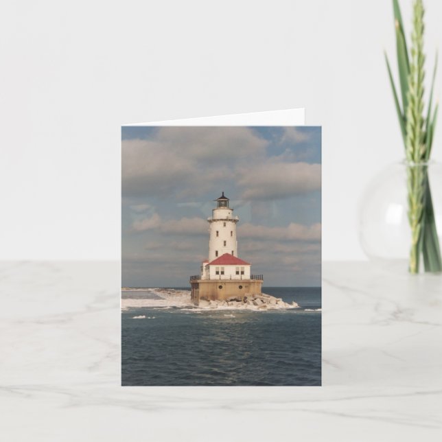 Cartes pour notes de phare du lac Michigan (Devant)
