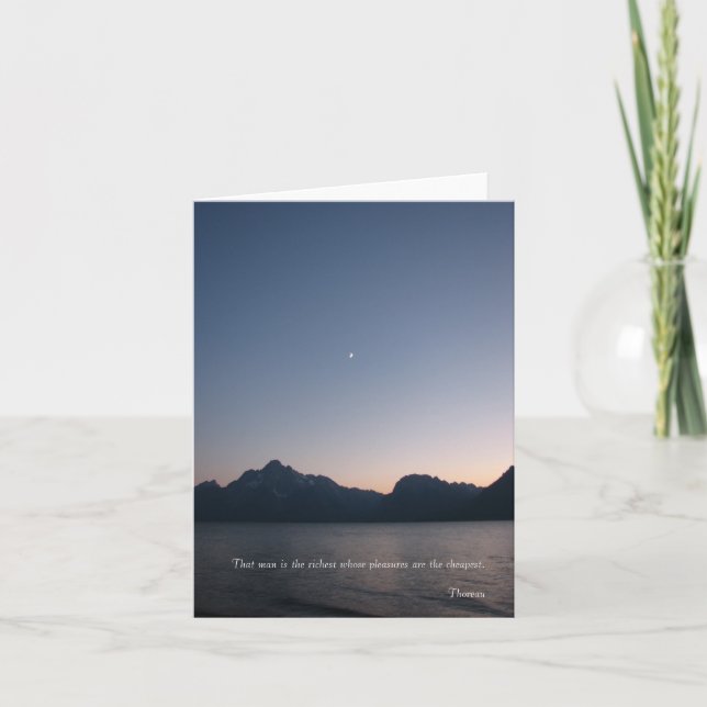 Cartes pour notes de plaisirs simples (Devant)