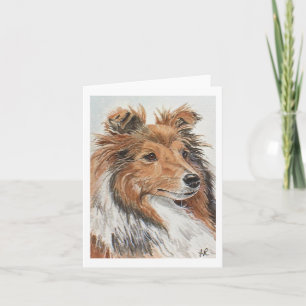 Cartes pour notes de Sheltie