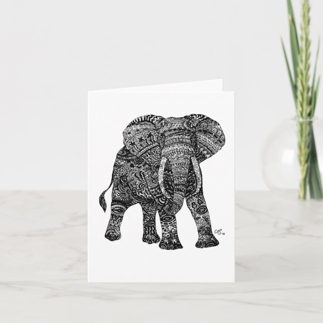 Cartes pour notes d'Elephantastic (Devant)