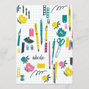 Cartes pour notes d'enseignants personnalisés