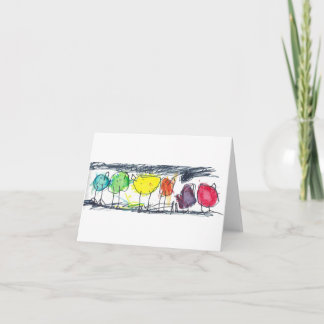 Cartes pour notes d'oiseaux