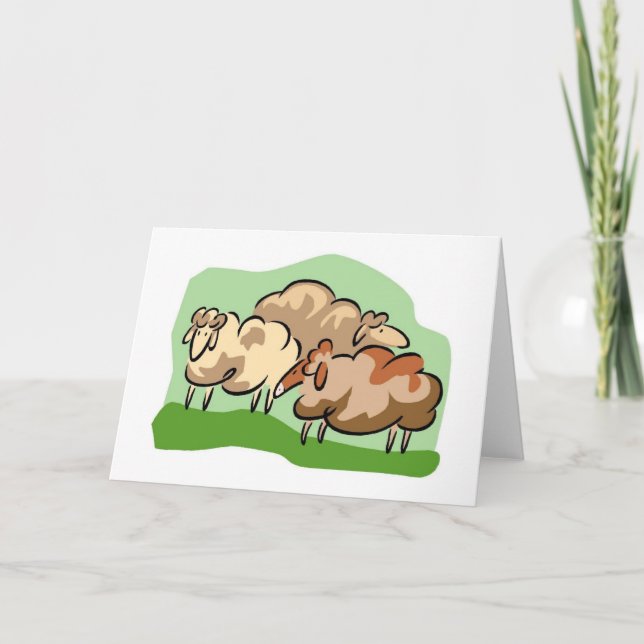 Cartes pour notes du mouton (Devant)