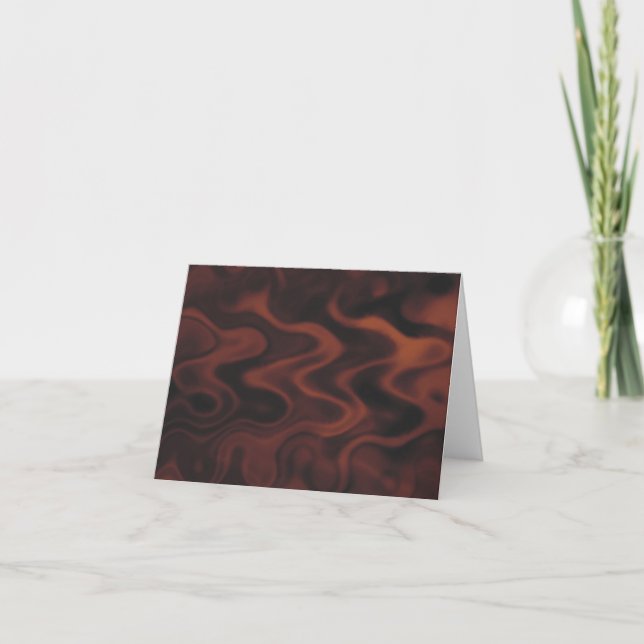 Cartes pour notes fondus de chocolat (Devant)