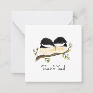 Cartes pour notes minimalistes du Merci de poulet