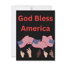 Cartes pour notes patriotiques, personnalisable