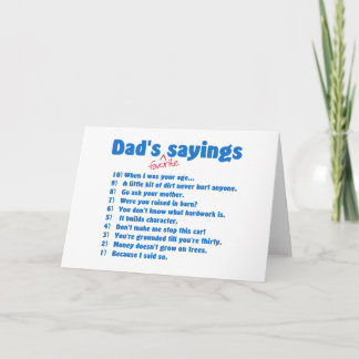 Cartes préférées d'énonciations de papas