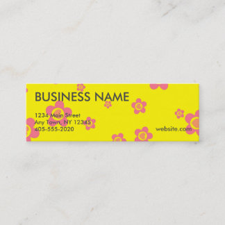 Cartes professionnelles de coeurs et de fleurs