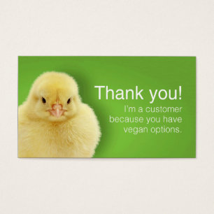 Cartes protectrices Vegan (Anglais)