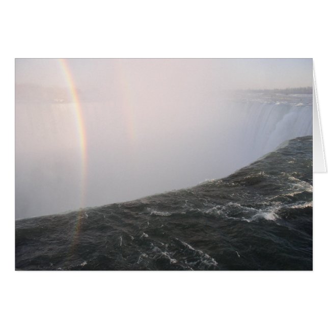 Cartes Rainbow de Niagara Falls (Devant horizontal)
