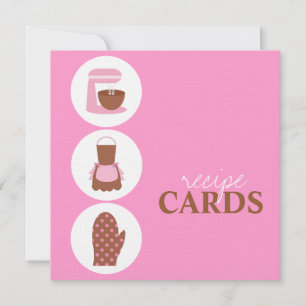 Cartes Recette Rétro