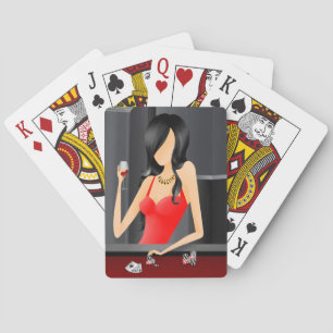 Cartes Reine du jeu - Casino de Las Vegas