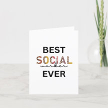 Cartes Remerciements des travailleurs sociaux