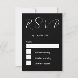 Cartes RSVP