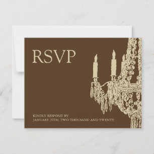 Cartes RSVP Chandelier