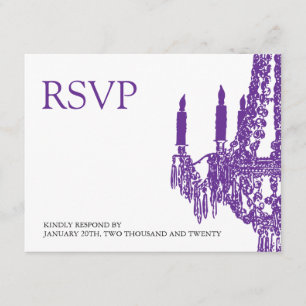 Cartes RSVP Chandelier
