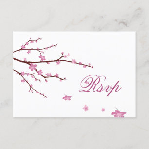 Cartes RSVP Cherry Blossom Pour Mariage